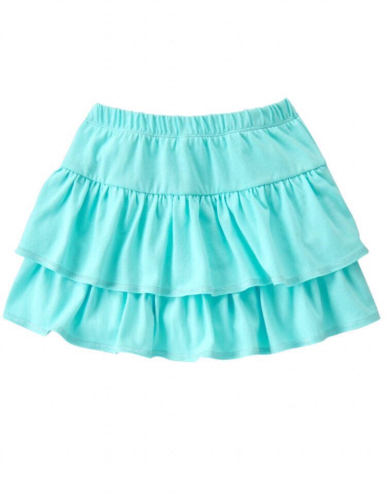 Chân váy Gymboree, xuất xịn, thun 100% cotton, bên trong có kèm quần cho bé.