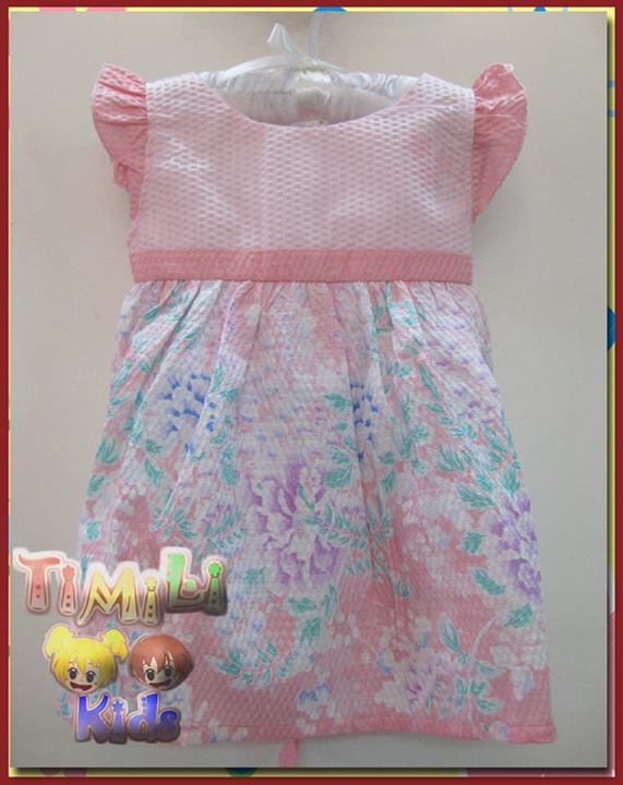 Đầm cotton xốp hoa bé gái, hàng xuất xịn, made in vietnam.